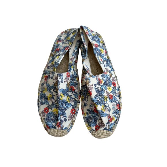 SOLUDOS Floral Espadrilles Flats Size 37 / US 7 NEW NWOB - Picture 7 of 8